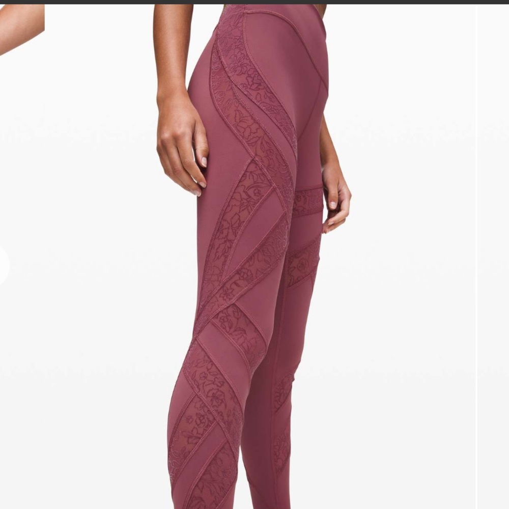 Lululemon Wunder Under High-Rise Tight Flocked 28